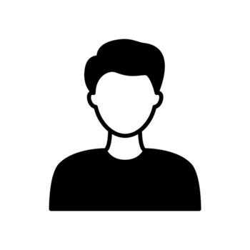 Avatar icon for a user or account vector
