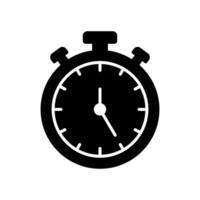 Stopwatch icon for time and countdown vector