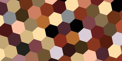 Colorful hexagon background. Multicolor background with hexagonal shapes pattern. Seamless bright abstract honeycomb background. vector