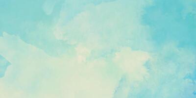 Abstract watercolor background texture. Colorful blue grunge texture. Blue sky with clouds. vector
