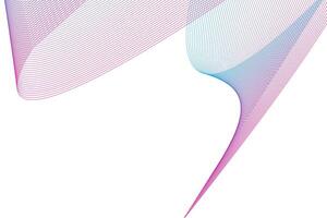 Dynamic Abstract Gradient Line Art vector