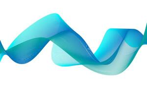 Blue wave Abstract Background vector