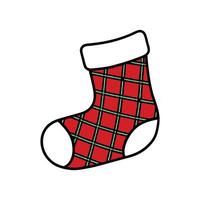 Christmas socks isolated Design vector