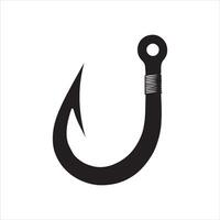 Artistic Fish Hook Illustrations for Crafts vector