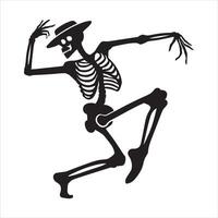 Whimsical Skeleton Dance Party Illustrations vector