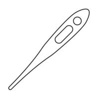 Thermometer icon for graphic design, logo, web site, social media, mobile app, ui illustration vector