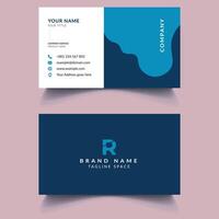 Corporate and clean Creative business card template. Minimalistic Business Card , business card template, Stationery design. Simple card design vector