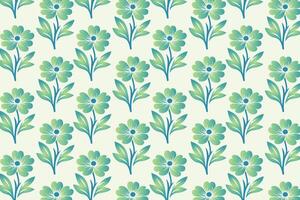 seamless floral pattern with colorful abstract botanical flowers and lush leaves ideal for fashion fabric digital printing and unique design projects vector