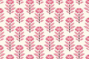 seamless floral pattern featuring bright and colorful abstract botanical flowers along with lush green leaves ideal for fashion fabrics digital printing and modern textile design applications vector