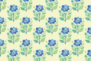 seamless floral pattern featuring intricate abstract botanical flowers and vibrant leaves in a rich color palette perfect for fashion textiles digital printing and creative design uses vector