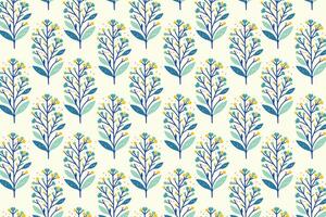 seamless floral pattern featuring vibrant abstract botanical flowers and lush green leaves in a multicolor design perfect for fashion textiles digital printing and modern creative projects vector