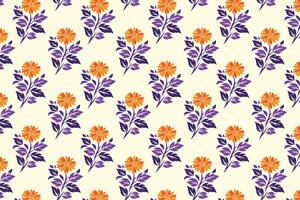 colorful seamless floral pattern featuring a rich array of abstract botanical flowers and vibrant green leaves ideal for fashion textiles digital printing and contemporary design projects vector