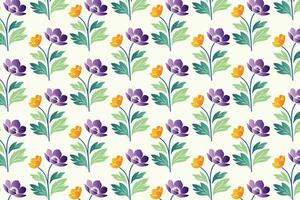 seamless floral pattern featuring an array of vibrant abstract flowers and lush green leaves, ideal for fashion fabrics, digital printing, and modern textile design applications vector