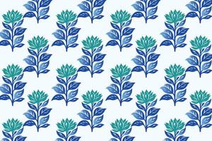 seamless floral pattern showcasing a colorful array of abstract botanical flowers alongside lush green leaves, perfect for fashion fabric, digital printing, and innovative textile design vector