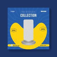 Modern product design template for your business vector