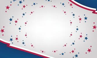Decorative Red and Blue Star Pattern on a White Background for Festive Occasions and Celebrations vector