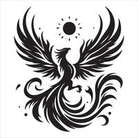 Phoenix Rising EPS file vector