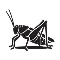 Katydid silhouette EPS file vector