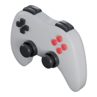 High Quality 3D Illustration of Modern Gamepad and Joystick with Intricate Details, Perfect for Gaming and Technology Concepts png