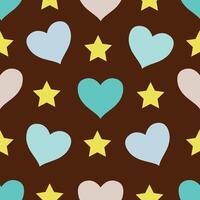 Print love pattern vector