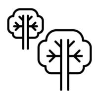 Wild icon in line style vector