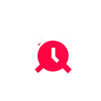 3D Render of Alarm Icon, Symbol of Alertness and Notification png