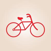Bike trendy artwork beautiful abstract illustration colorful practical design vector