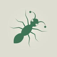 Ant insect trendy artwork attractive abstract illustration colorful practical design vector