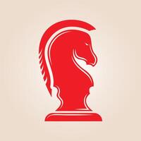Chess Knight Horse trendy artwork beautiful abstract illustration colorful practical design vector