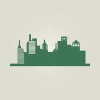 City skyline trendy artwork attractive abstract illustration colorful practical design vector