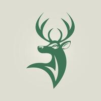 Deer trendy artwork attractive abstract illustration colorful practical design vector