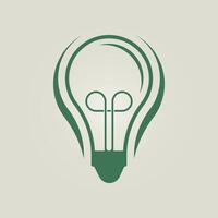 Light bulb trendy artwork attractive abstract illustration colorful practical design vector