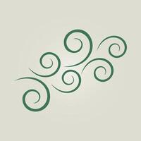 Wind trendy artwork attractive abstract illustration colorful practical design vector