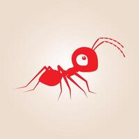 Ant trendy artwork beautiful abstract illustration colorful practical design vector