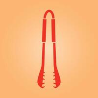 Barbecue cutlery trendy artwork perfect abstract illustration colorful applicable design vector