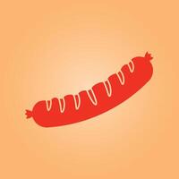 Sausages trendy artwork perfect abstract illustration colorful applicable design vector
