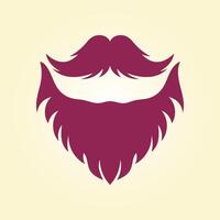 Curly Beard trendy artwork gorgeous abstract illustration colorful practical design vector