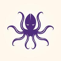 Octopus trendy artwork lovely abstract illustration colorful practical design vector