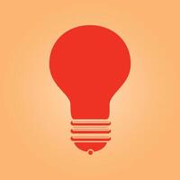 Light bulb trendy artwork perfect abstract illustration colorful applicable design vector
