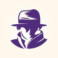 Gentleman trendy artwork lovely abstract illustration colorful practical design vector