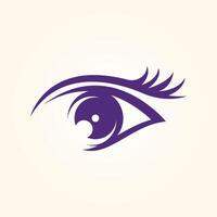 Eye trendy artwork lovely abstract illustration colorful practical design vector