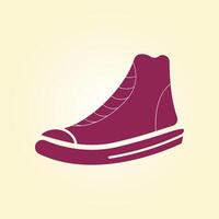 Shoe trendy artwork gorgeous abstract illustration colorful practical design vector