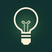 Light bulb trendy artwork handsome abstract illustration colorful practical design vector
