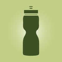 Water bottle trendy artwork ravishing abstract illustration colorful applicable design vector