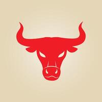 Ox head trendy artwork glorious abstract illustration colorful applicable design vector
