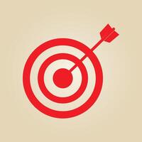 Target with arrow trendy artwork glorious abstract illustration colorful applicable design vector