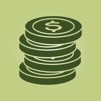 Money coins trendy artwork ravishing abstract illustration colorful applicable design vector