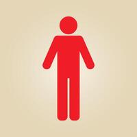 Man figure trendy artwork glorious abstract illustration colorful applicable design vector