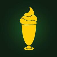 Milkshake drink trendy artwork beauteous abstract illustration colorful applicable design vector