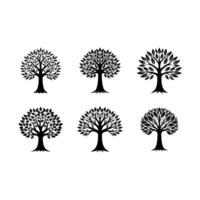 High-quality tree designs for your creative projects vector